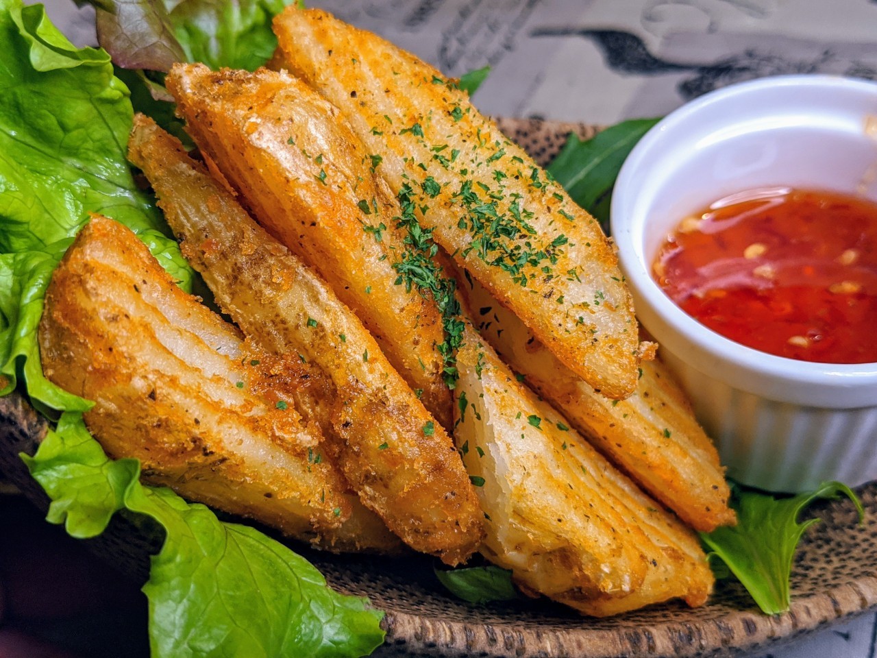 スパイシーチリポテト