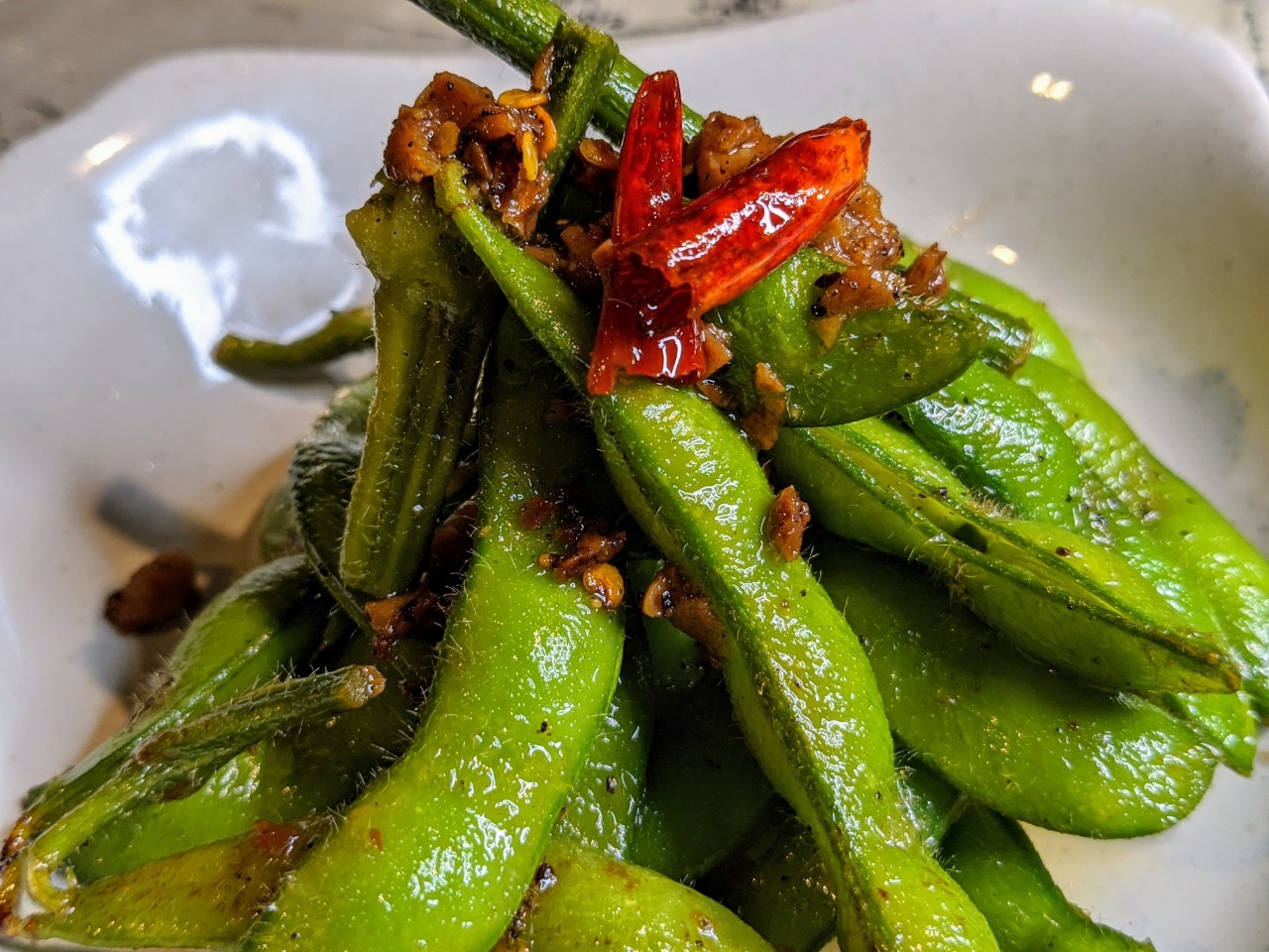 枝豆ペペロンチーノ